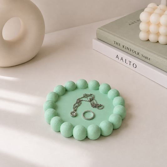 Bubble Trinket Tray – 3D Printed Jewelry Dish, Cute Modern Organizer & Home Decor