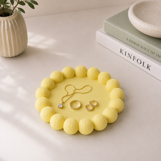 Bubble Trinket Tray – 3D Printed Jewelry Dish, Cute Modern Organizer & Home Decor
