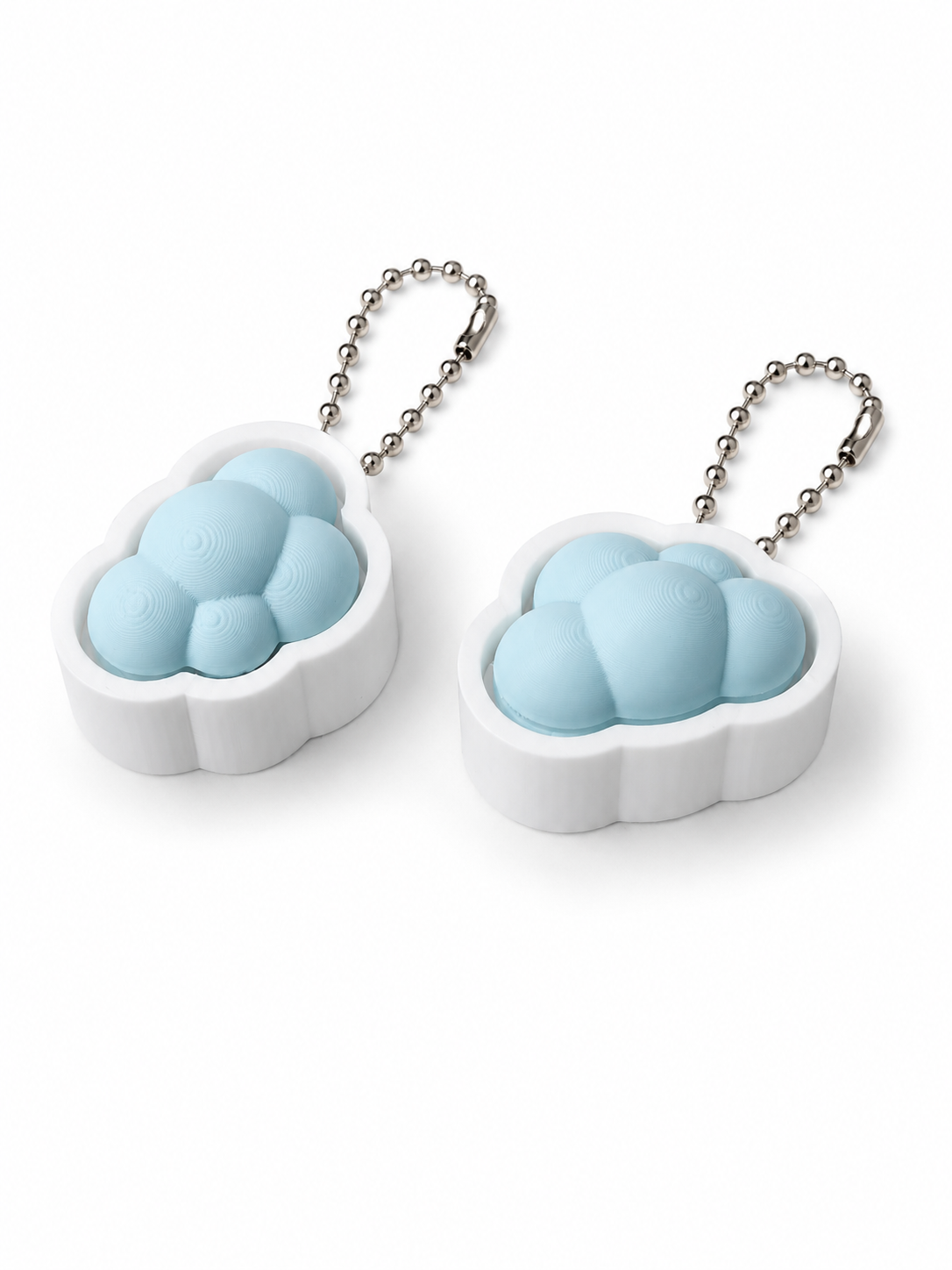 Cute Cloud Clicker – Handmade 3D Printed Fidget 5 cm
