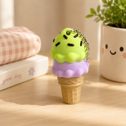 Ice Cream Clicker – 3D Printed Fidget Toy PLA