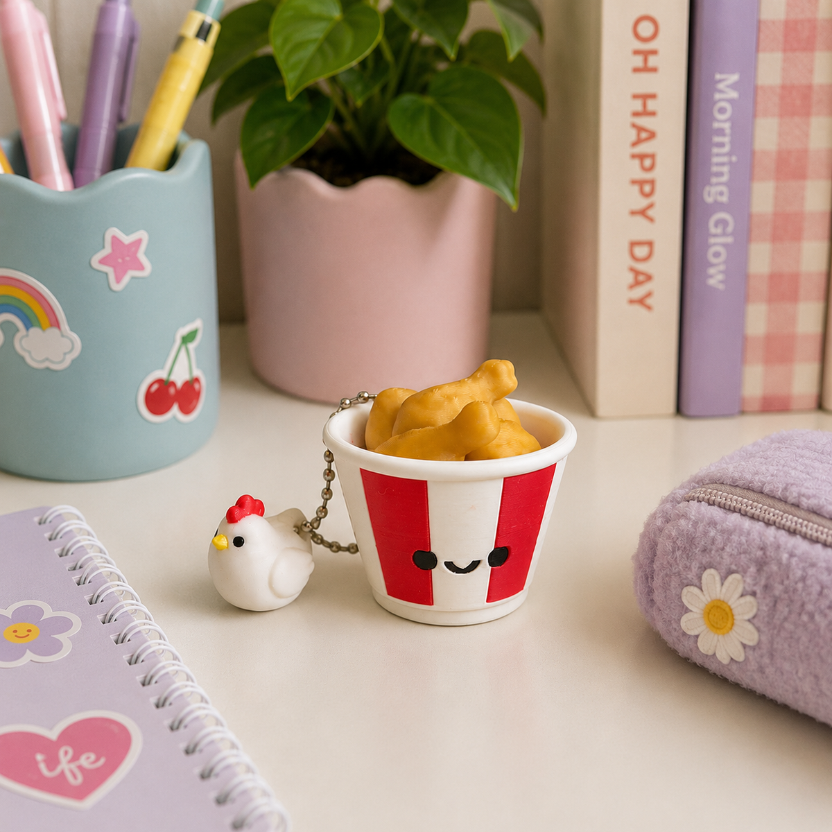 Chicken basket Clicker – 3D Printed Fidget Toy PLA